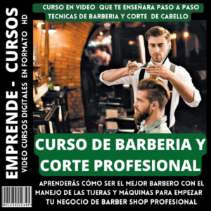 CURSO DE BARBERIA Y CORTE DE CABELLO