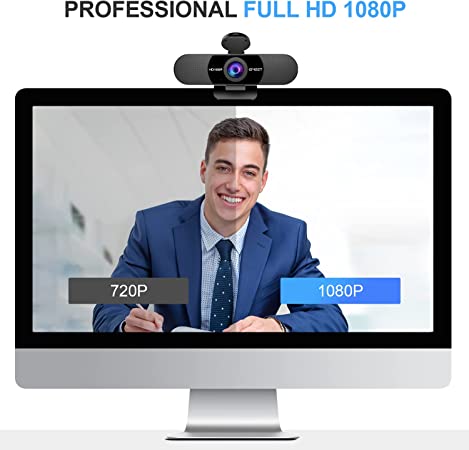 Cámara web 1080P con micrófono, cámara web EMEET C960, cámara web de transmisión de 2 micrófonos con cubierta de privacidad, cámara de computadora de visión de 90°, cámara web USB Plug & Play para llamadas/conferencias, zoom/Skype/YouTube, laptop/escritorio - Imagen 5