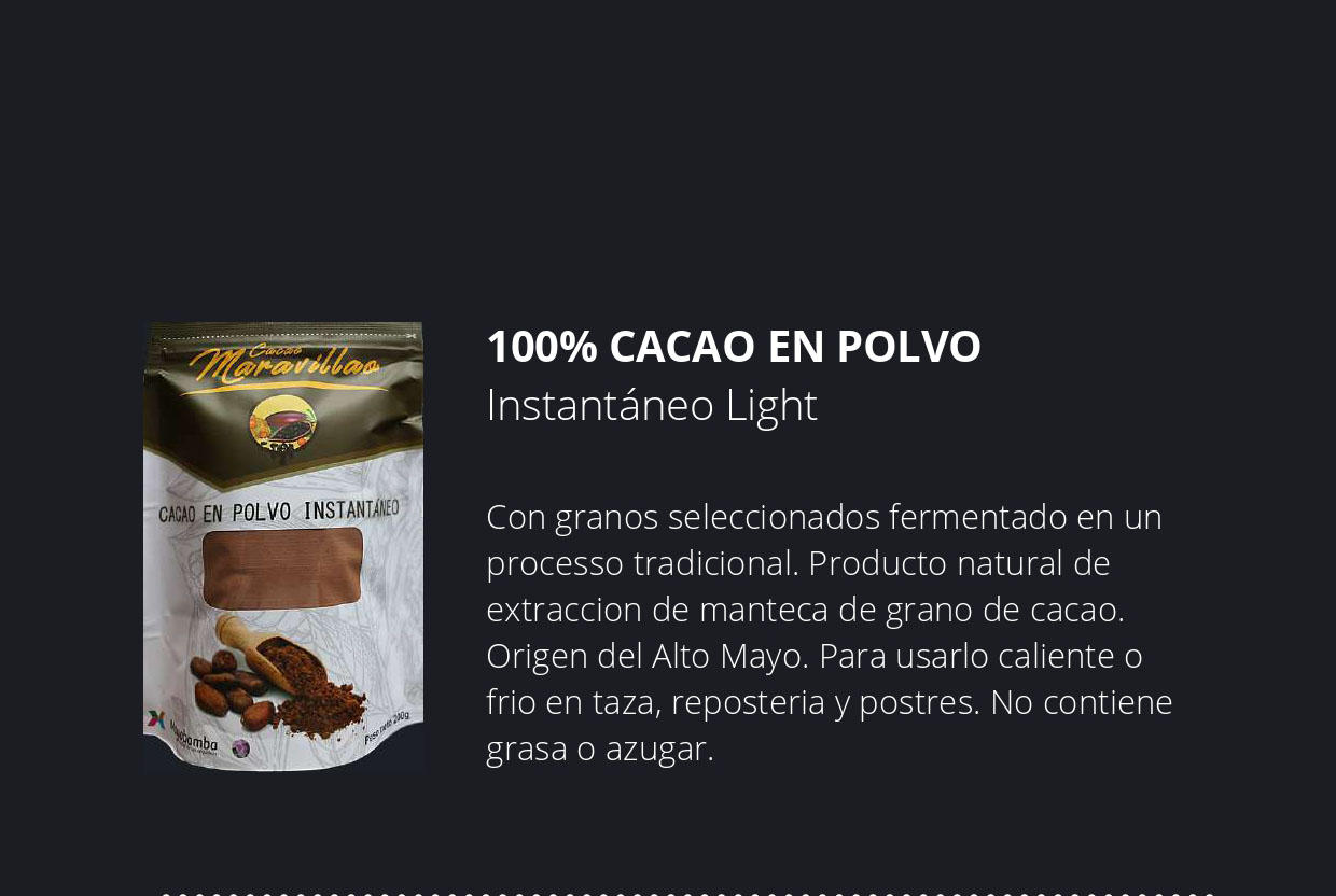 100% CACAO EN POLVO